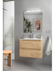 Conjunto mueble de baño fondo reducido 39.5 cm Viso Bath Box