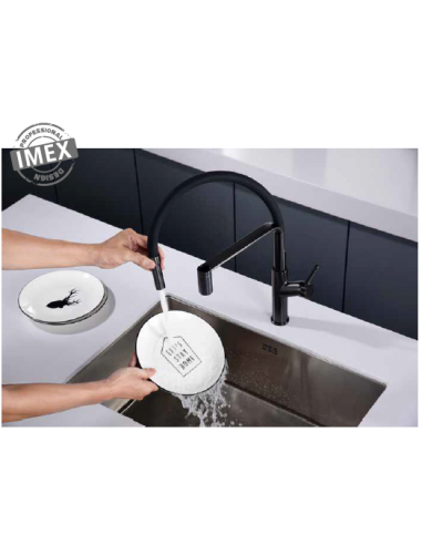 Grifo cocina flexible cromo - SENA de Imex